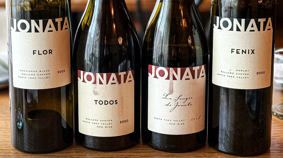 jonata wine dinner banner the select sandy springs atlanta 5 course tasting menu