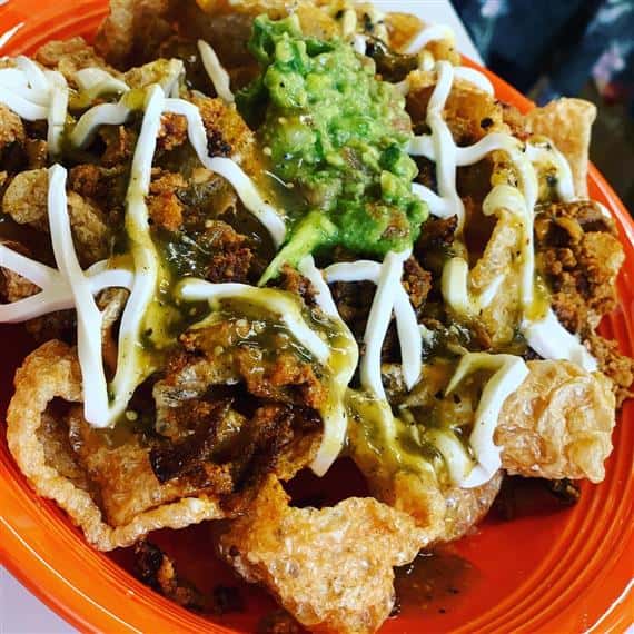 plate of nachos