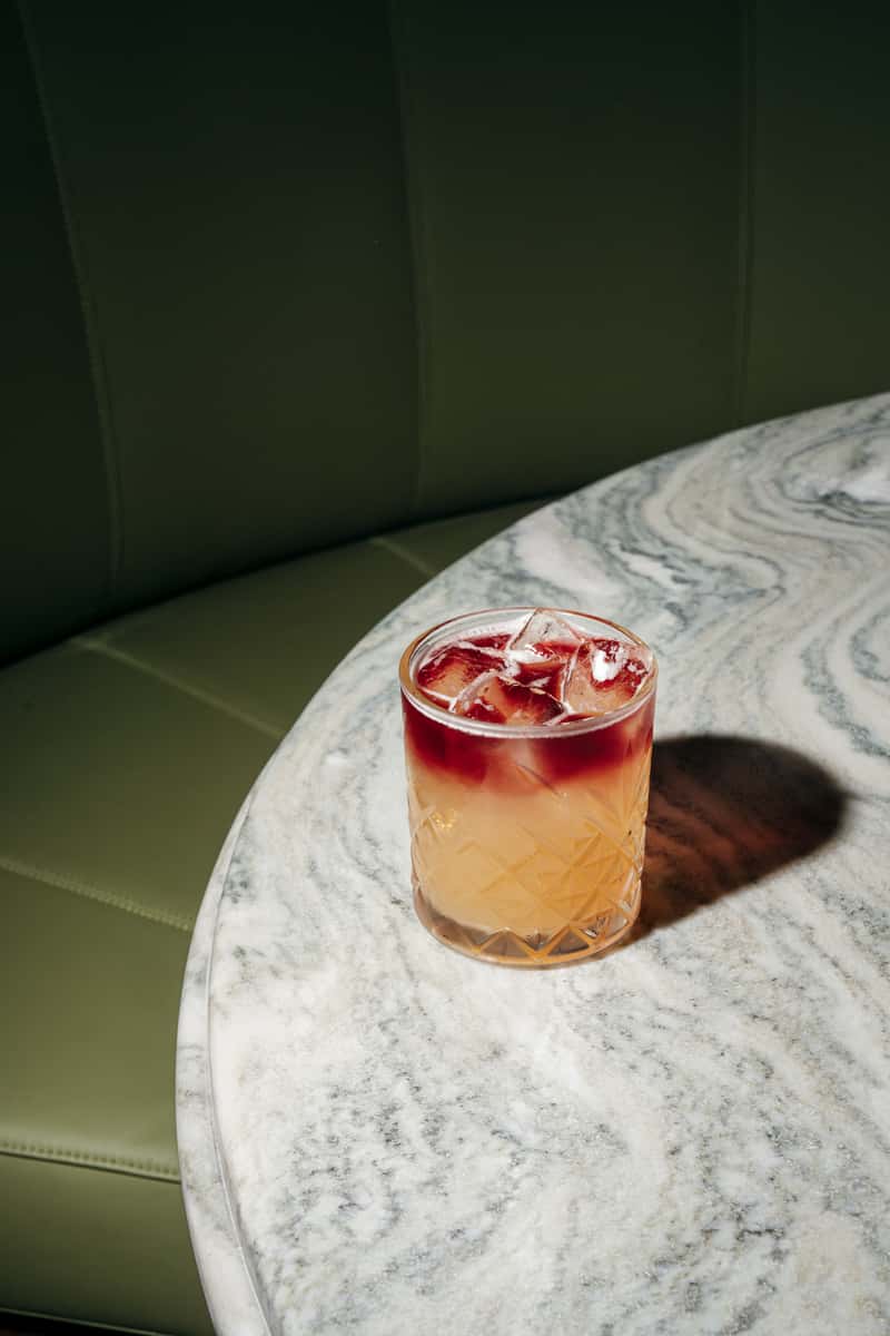 drink on white table