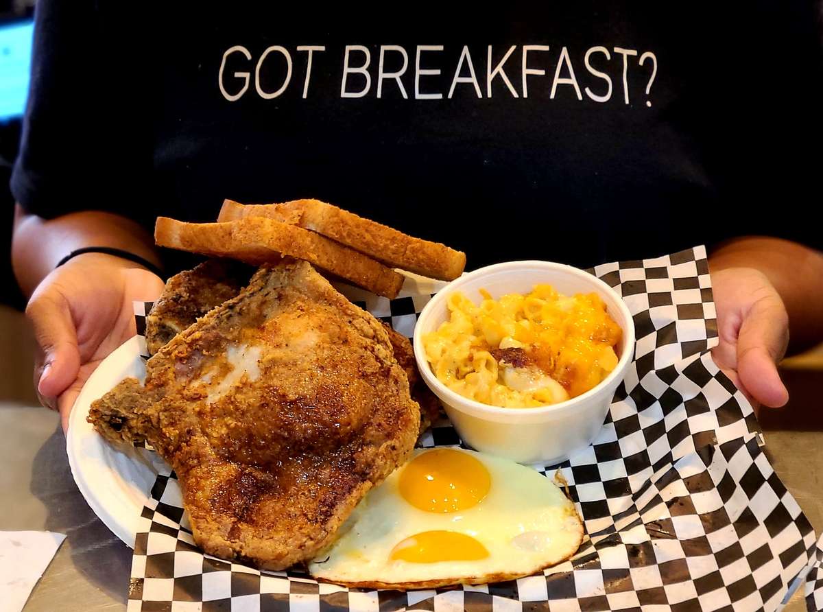 toast and eggs