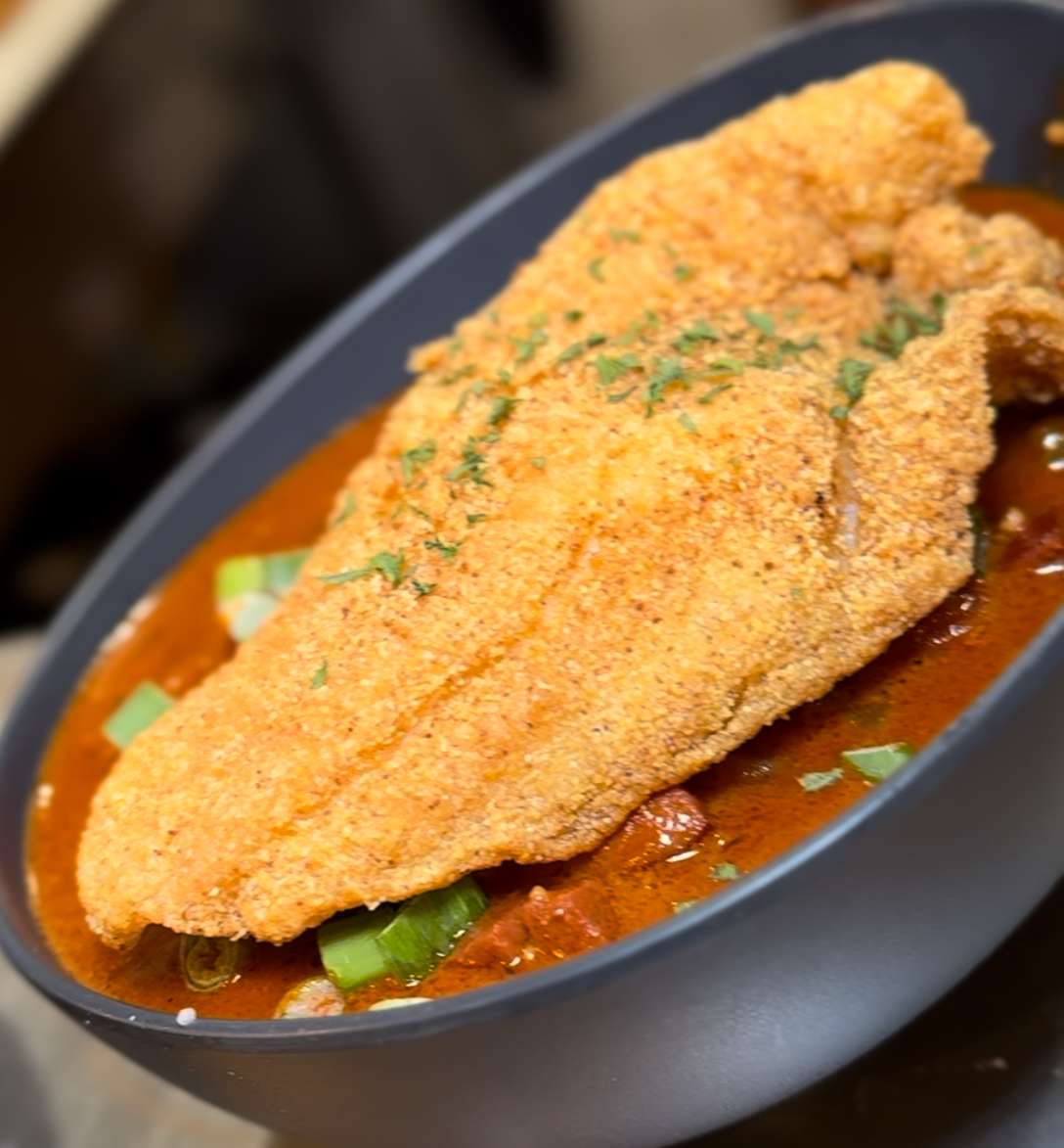 Spicy Catfish & Grits