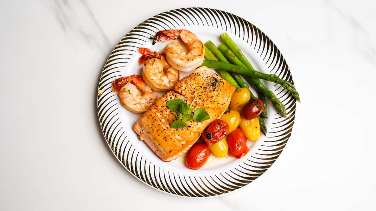 Shrimp and Salmon