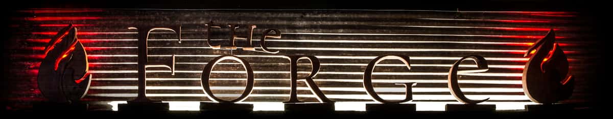 The Forge sign
