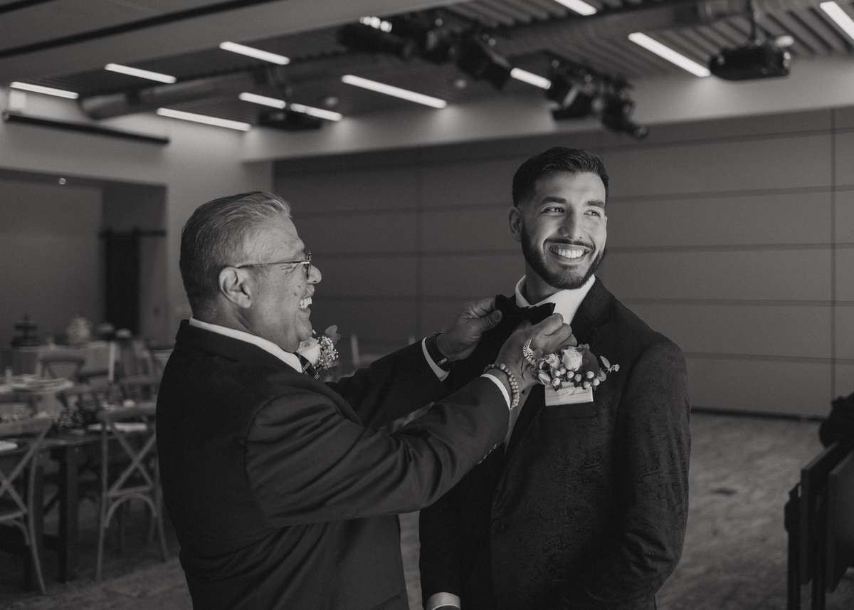 groom ready father