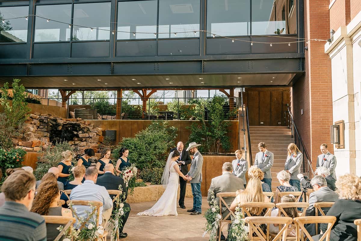 courtyard, ceremony, wedding