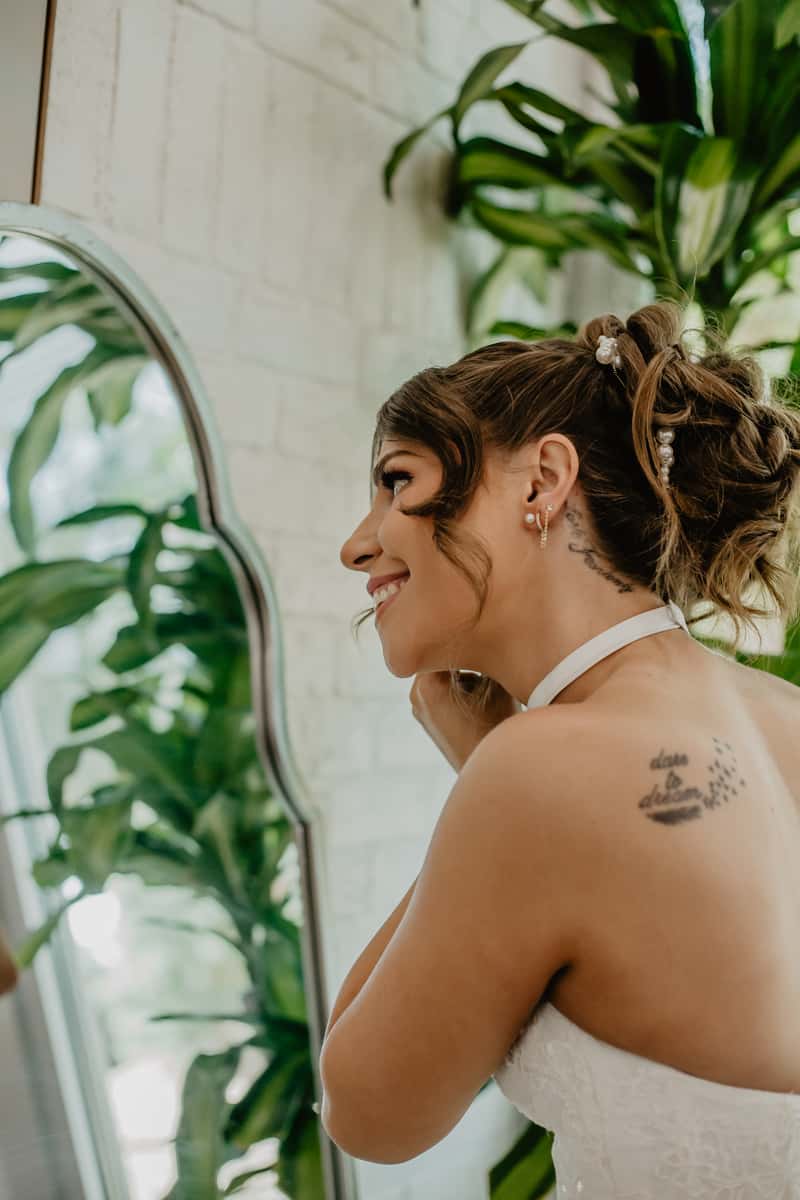 mirror earing