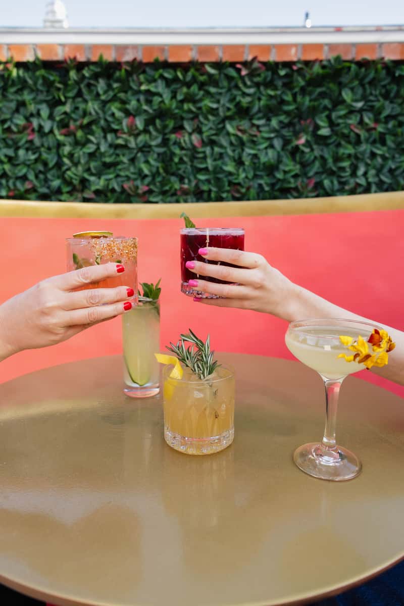 cheers with few drinks