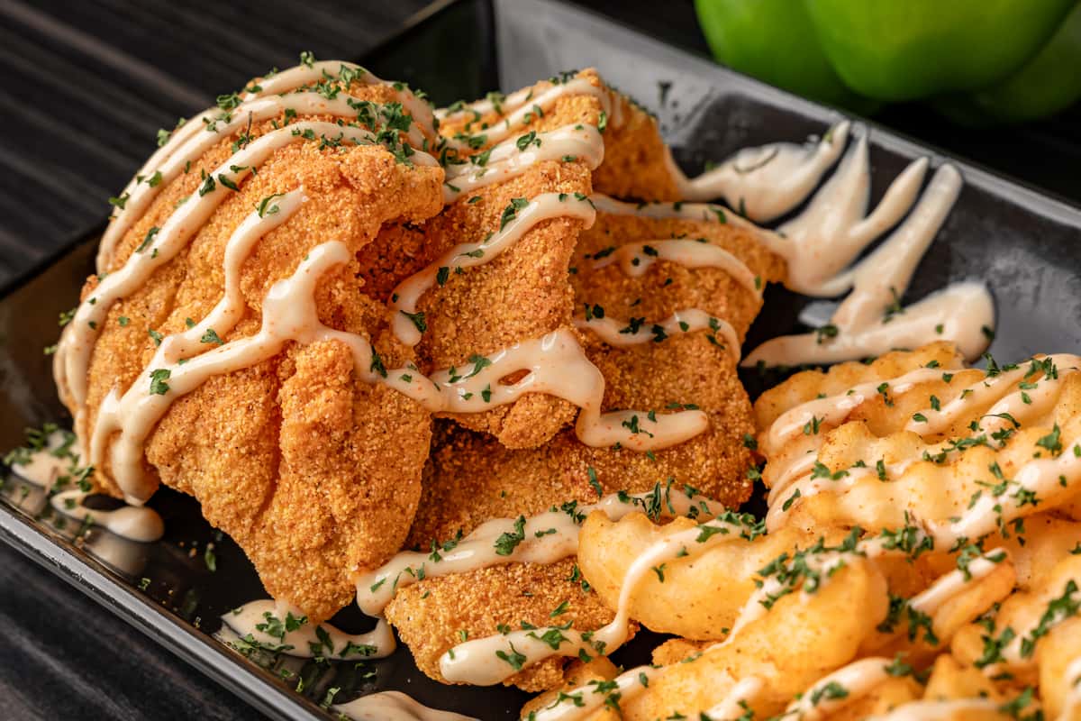 Crispy Fried Fish Platter