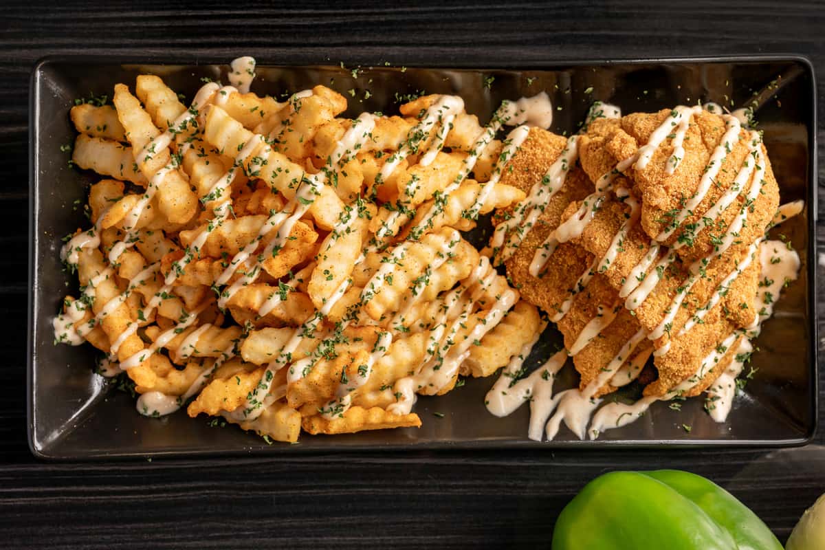 Crispy Fried Fish Platter