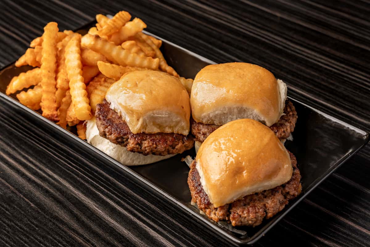 Vegan Sliders With Fries