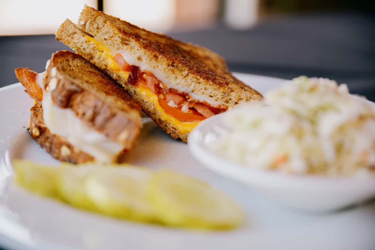 Grilled Cheese, Tomato and Bacon