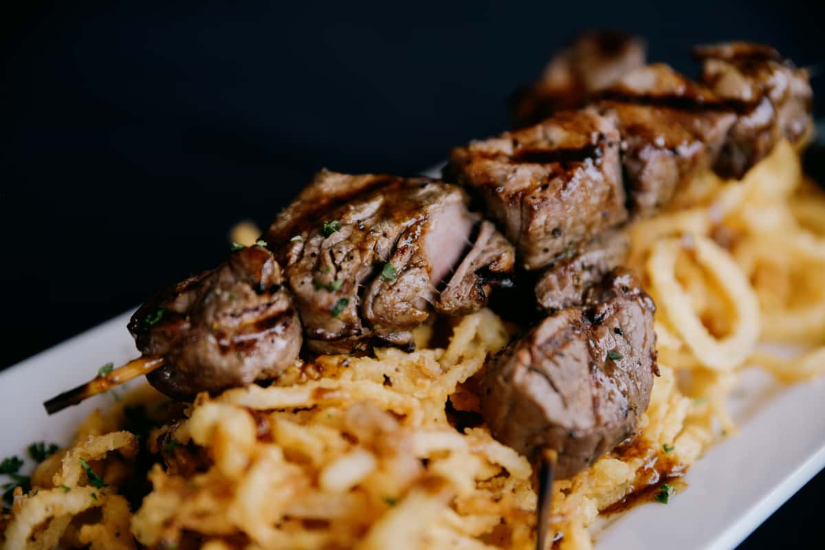 Korean BBQ Filet Mignon Skewers