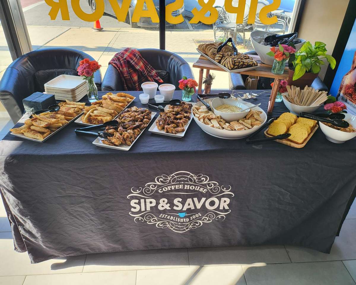 catering spread