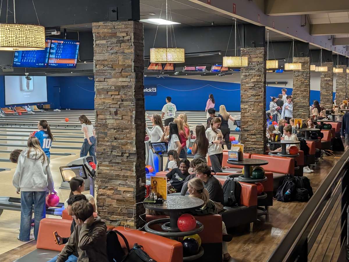 Large Group Bowling Fun