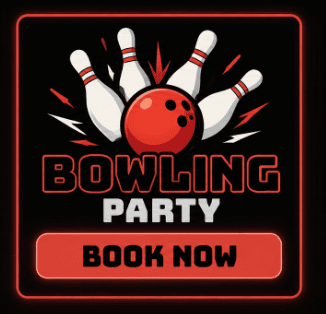 bowling party button