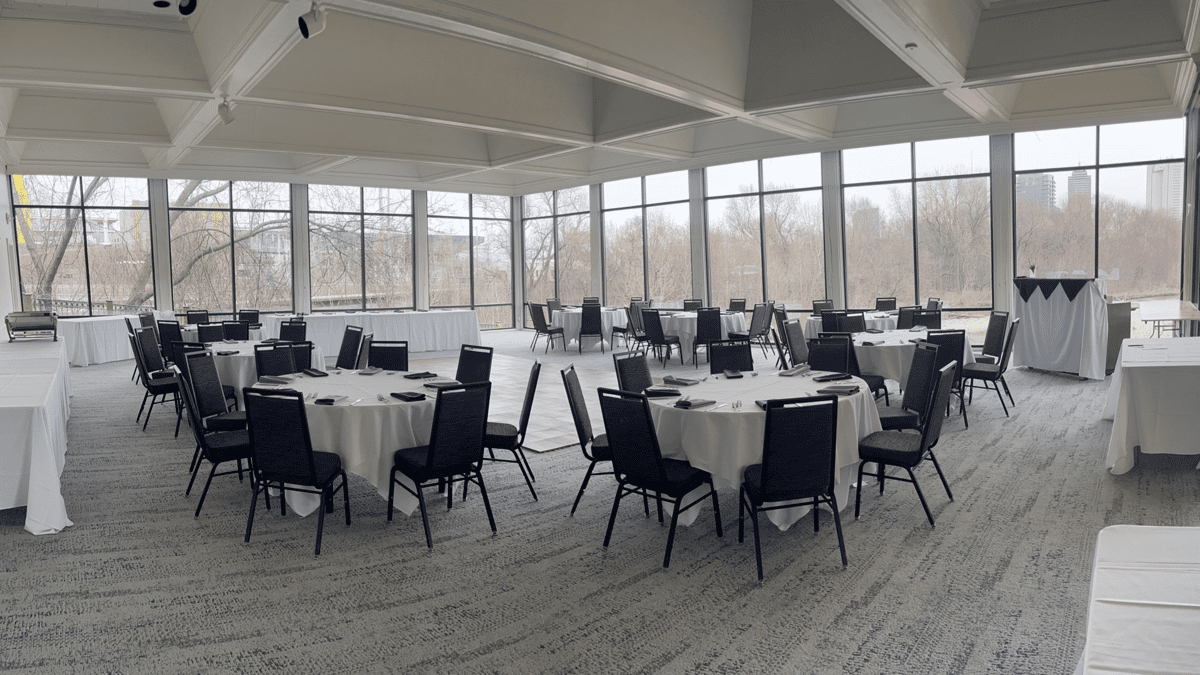 Olentangy Room with wide and tall windows