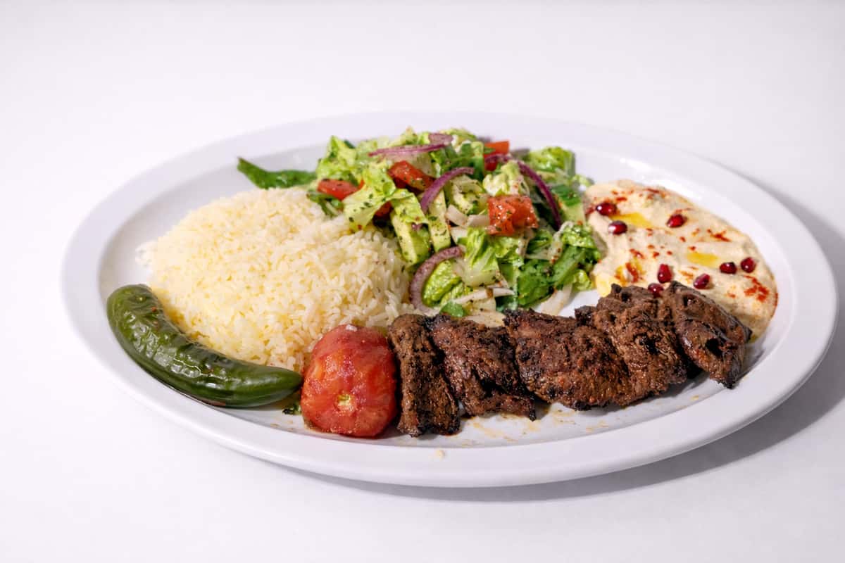 Beef Kebab Plate