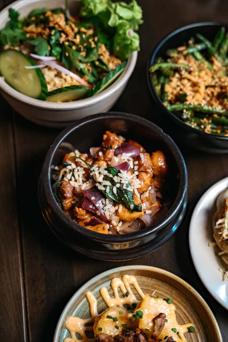 Food in a bowl