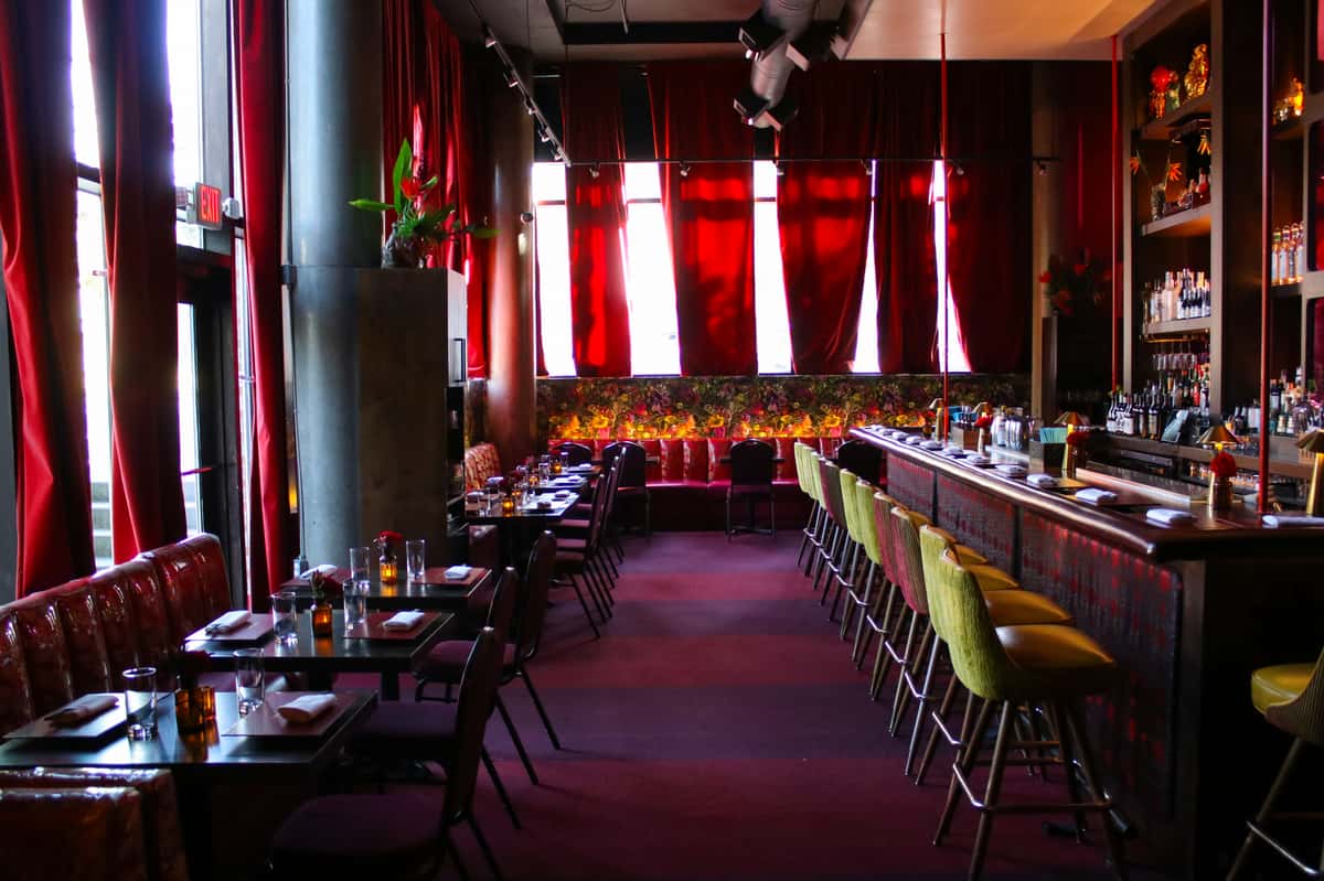 Ruby Chow's interior restaurant