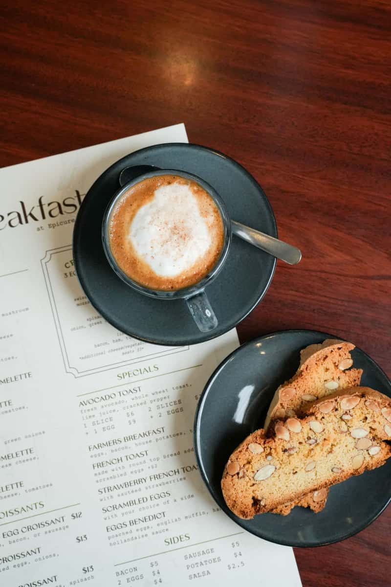 coffee and dessert