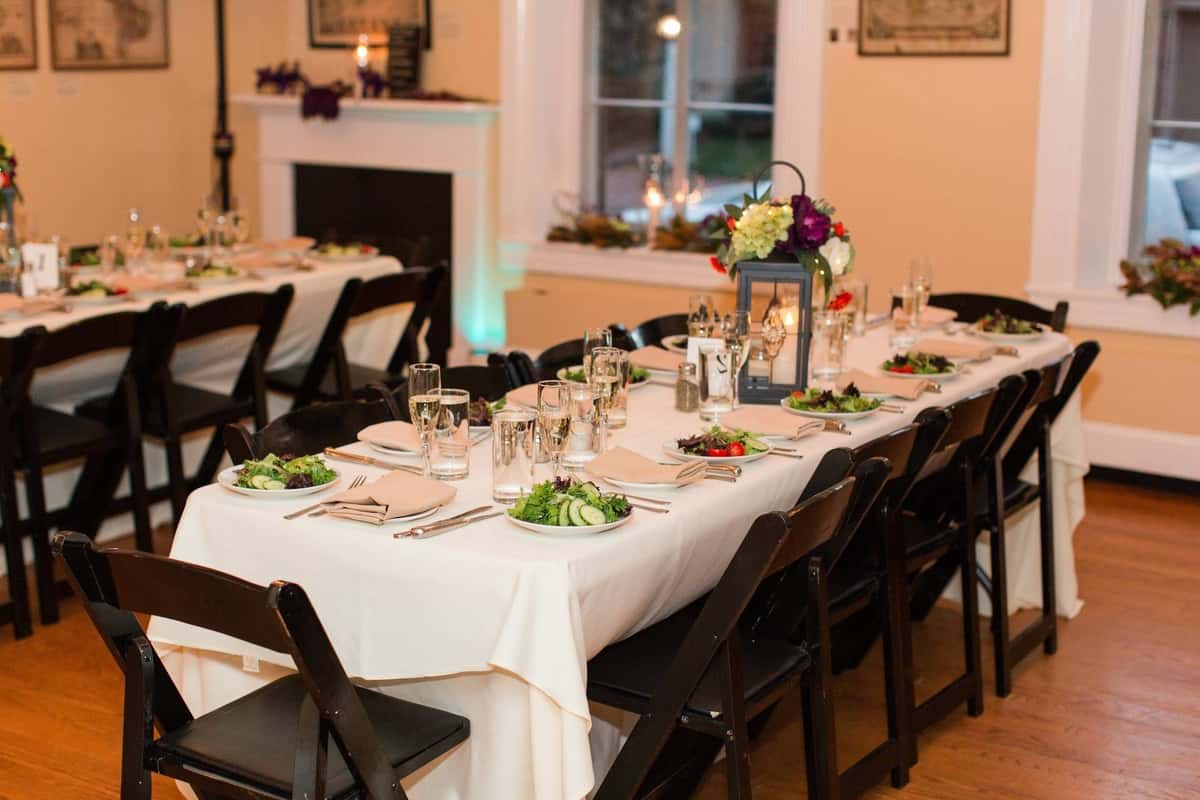 table setting - banquet hall and wedding venue in delaware