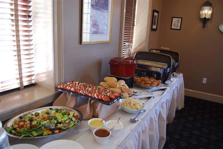 table of food