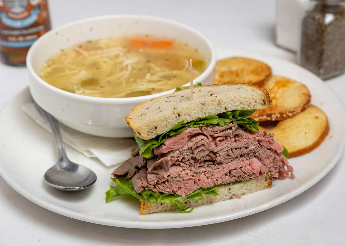 Matzo Ball Soup - Main Menu - Lovi's Deli - Delicatessen in