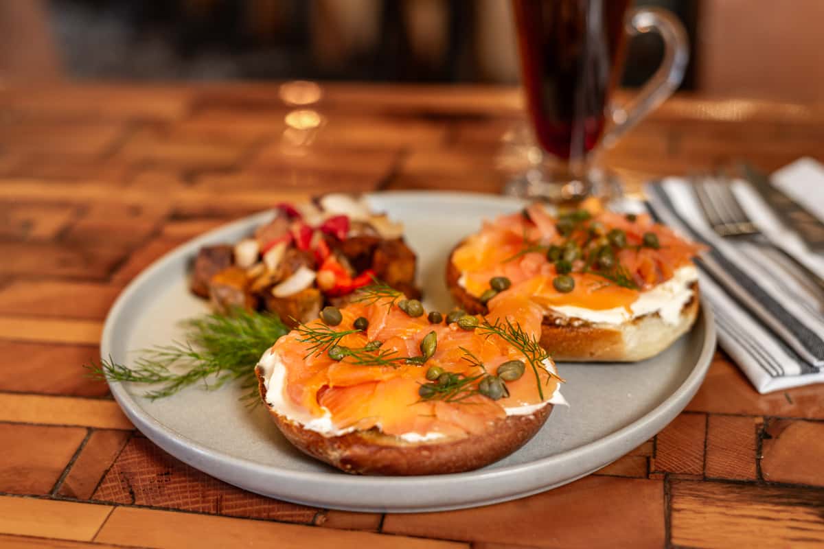 East Nashville brunch plate with seasonal farm produce