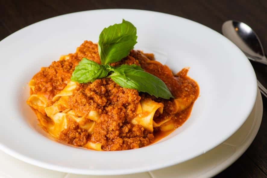 Homemade Pappardelle Pasta with Meat Ragu