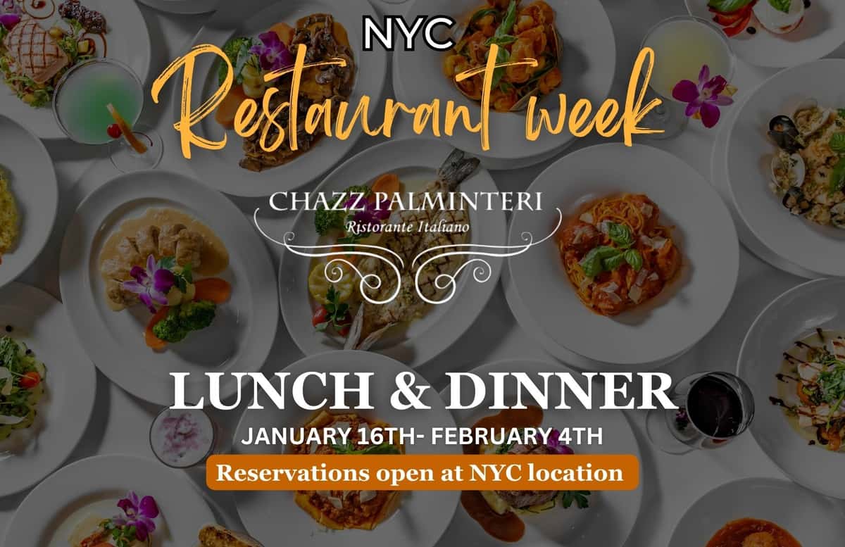 chazz paminteri nyc restaurant week january 16th until february 4th.
