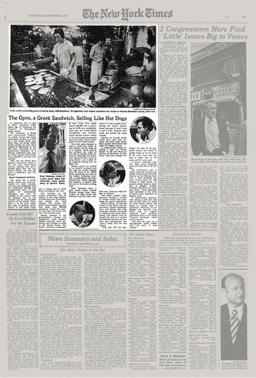NYT 1971 article on Gyros