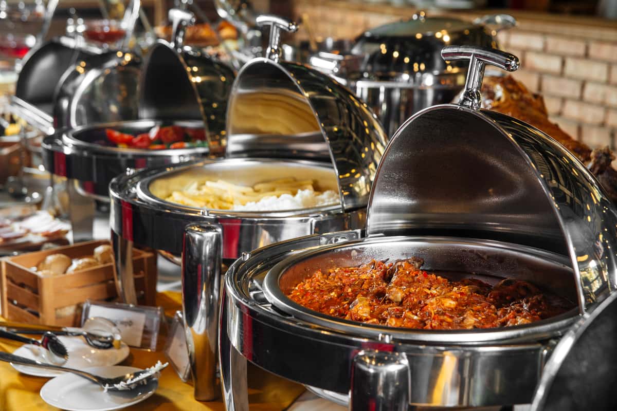 Food buffet catering