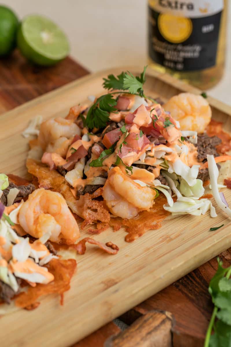 Tacos Mar Y Tierra - Lunch/Dinner Menu - MARISCOS CHOIX