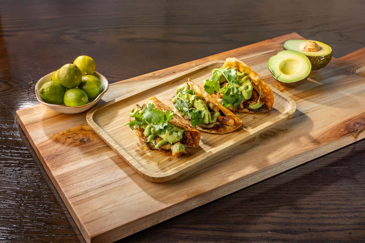 Tacos De Pulpo Zarandeados 