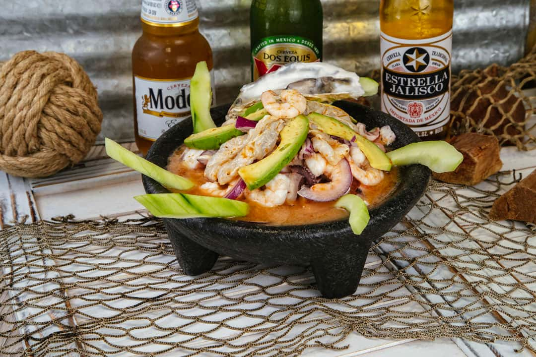 Molcajete Mixto Frio - Lunch / Dinner Menu - MARISCOS CHOIX