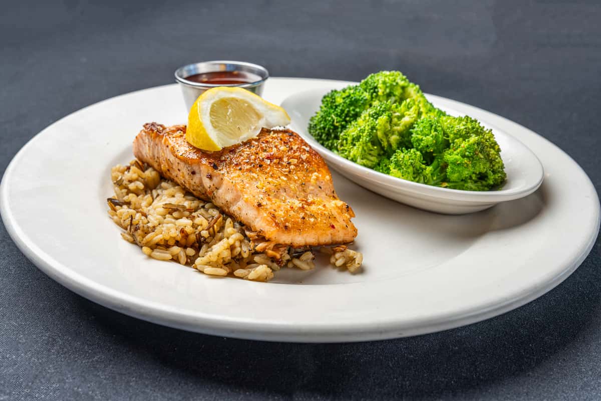 grilled salmon