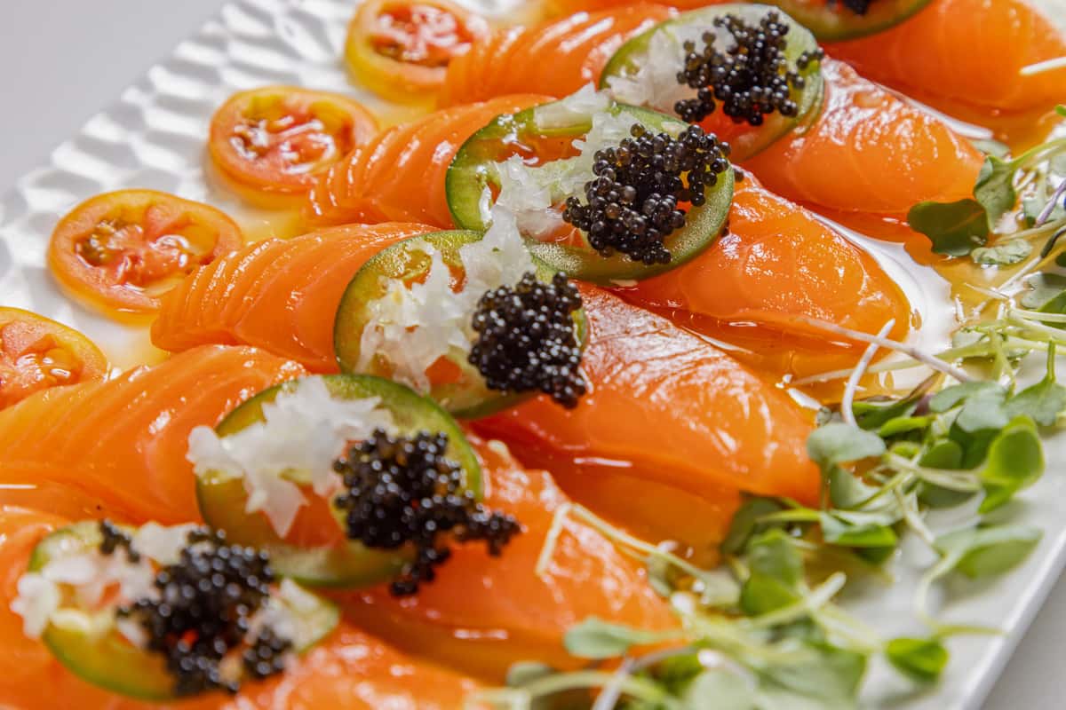 Salmon Carpaccio