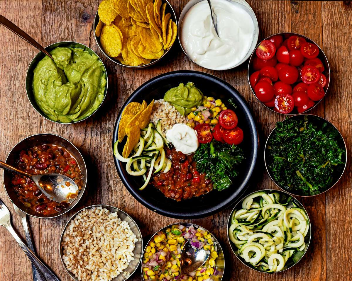 Vegan food dish