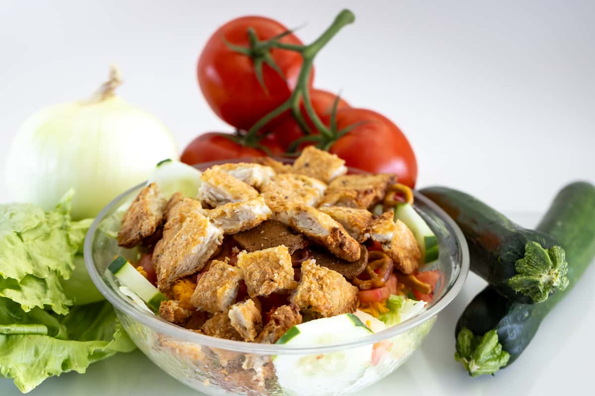 Crispy Chicken Salad