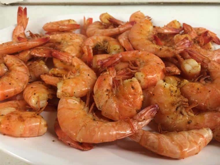 steamed shrimp