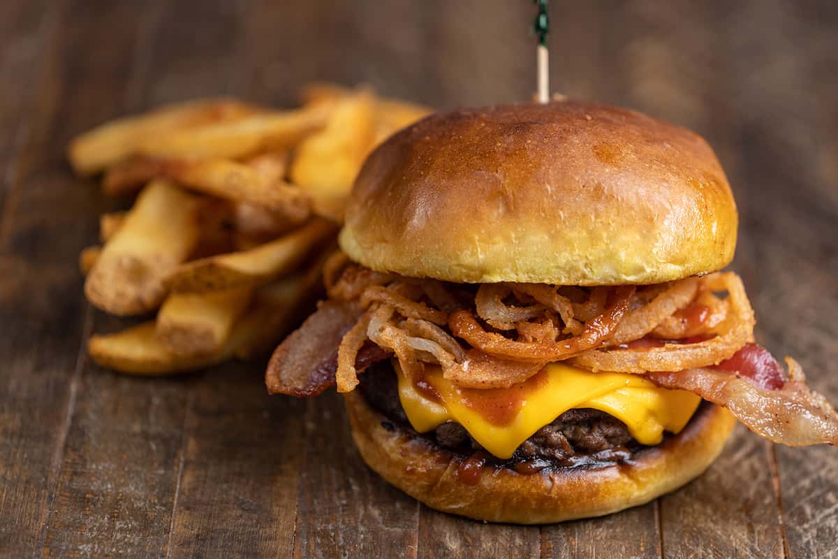 Western BBQ Burger - Anytime Meals - Corky&amp;#39;s Kitchen and Bakery ...