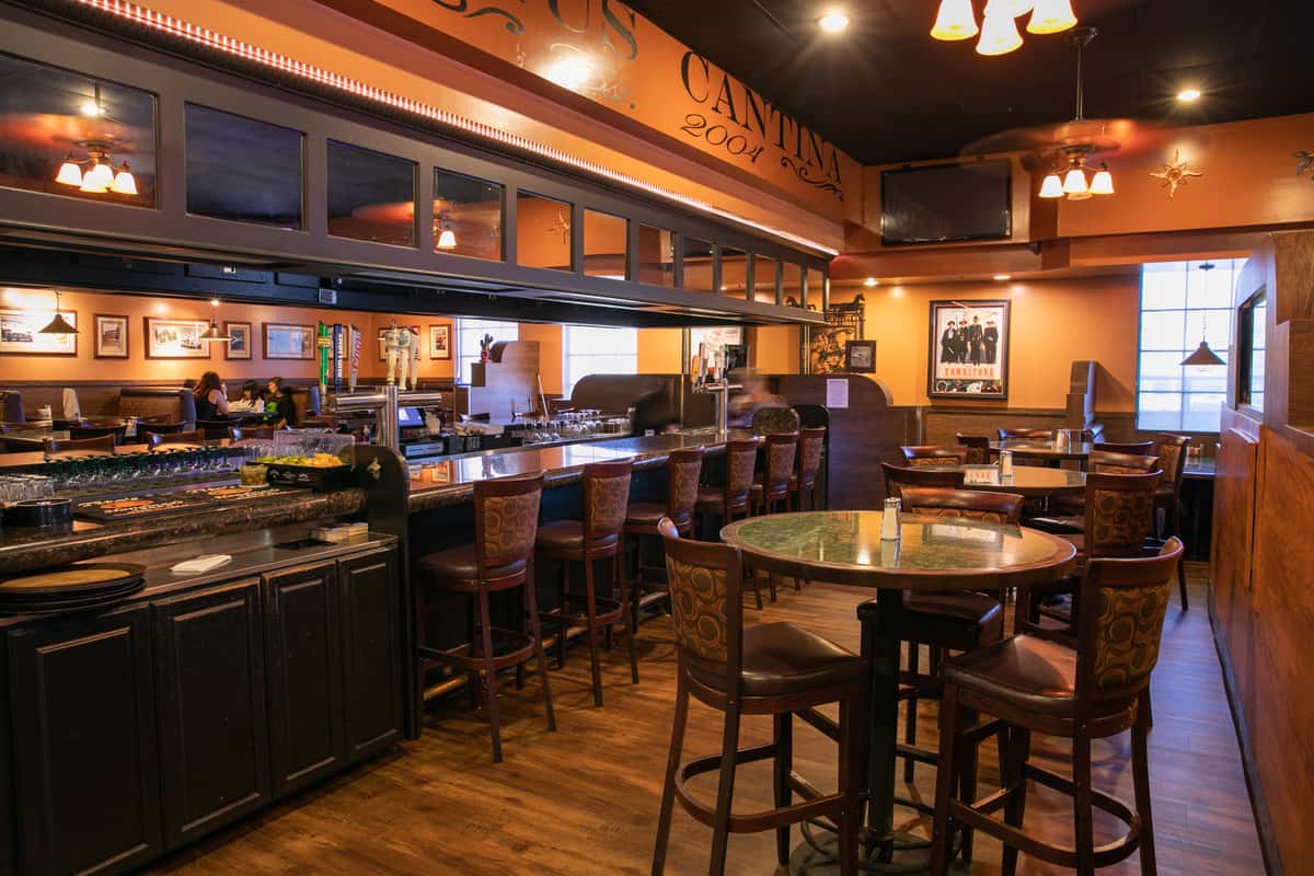 Interior dining space