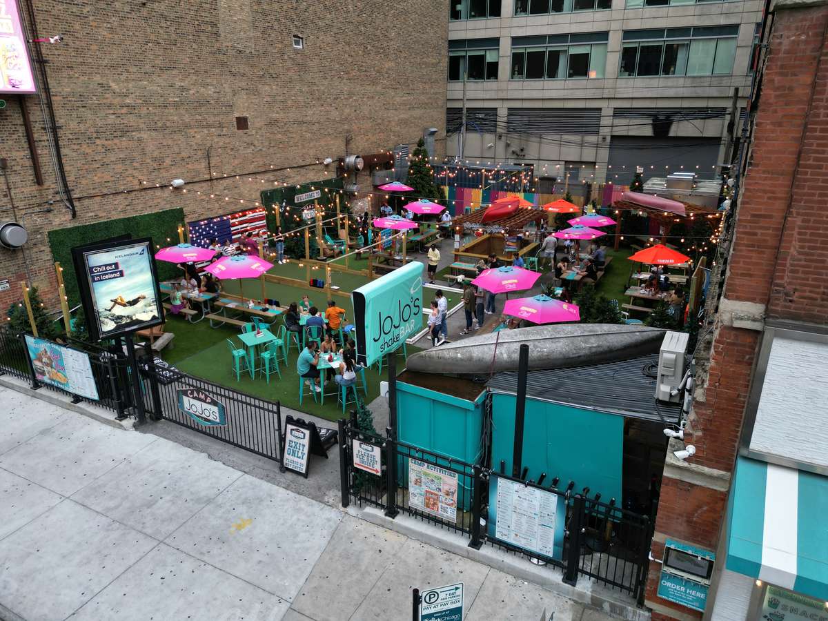 Outside Patio at JoJo's River North