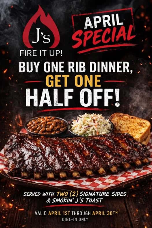 April specials promotion