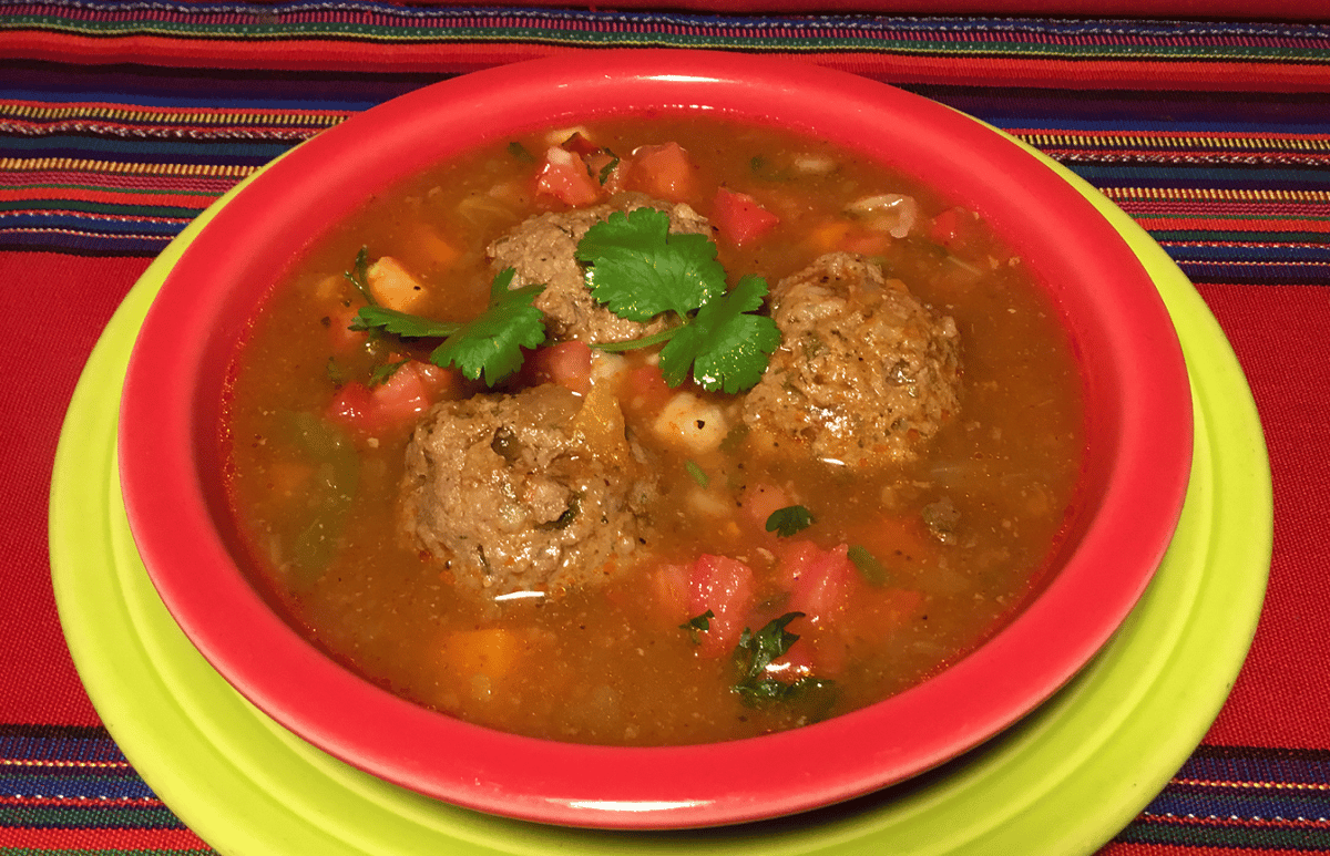 Albondiga Soup Casa De Bandini Mexican Restaurant in Carlsbad CA