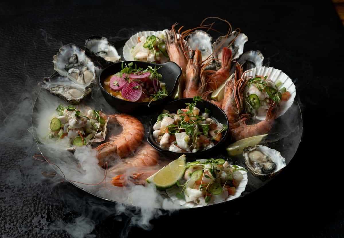 shrimp and stuffed clams
