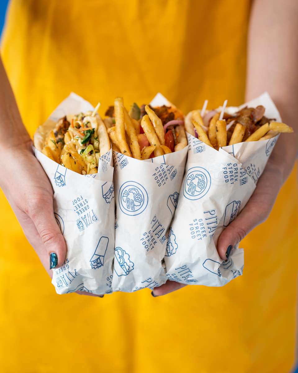 fries and gyros