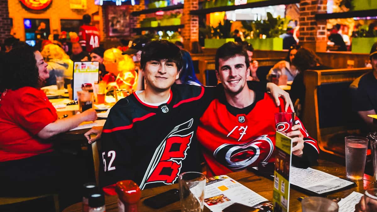 Photo of hockey fans Carolina Hurricanes