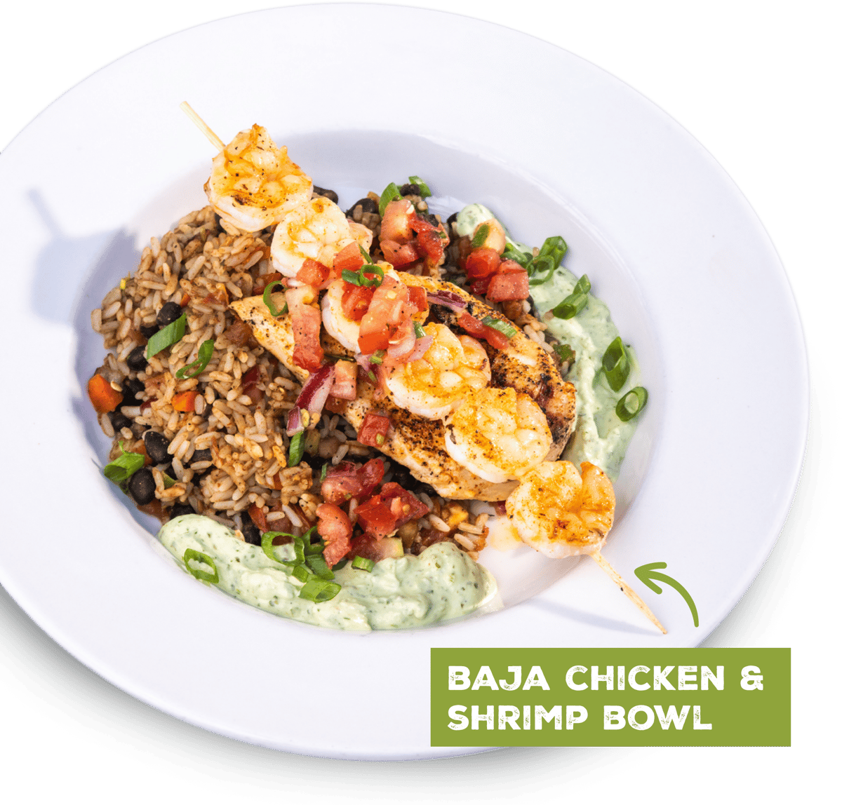 Baja Chicken & Shrimp Bowl