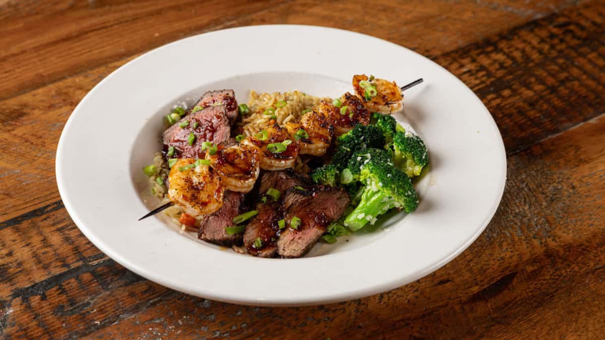 Photo of hibachi steak and shrimp bowl